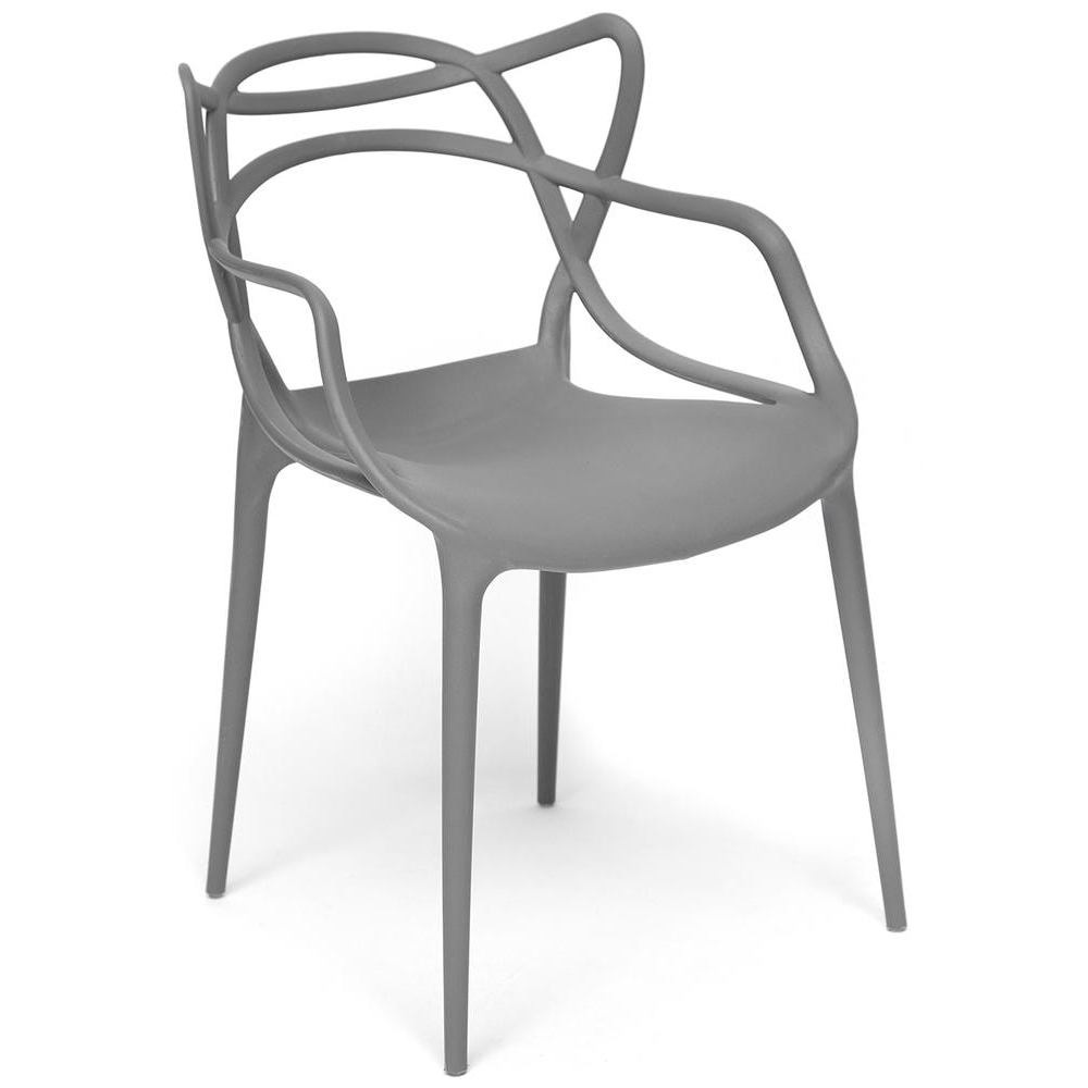 Стул пластиковый SDM серый 53,5х58х81,5 см пластиковый стул протэкт
