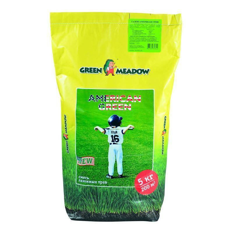 Газон Green Meadow american dream универсальный 5 кг смесь семян green meadow american dream 10кг