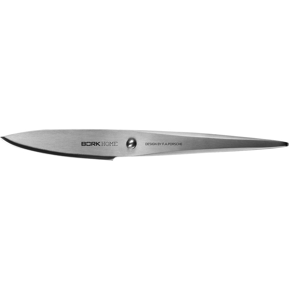 Нож для чистки овощей Bork home 8 см, цвет серебристый - фото 1