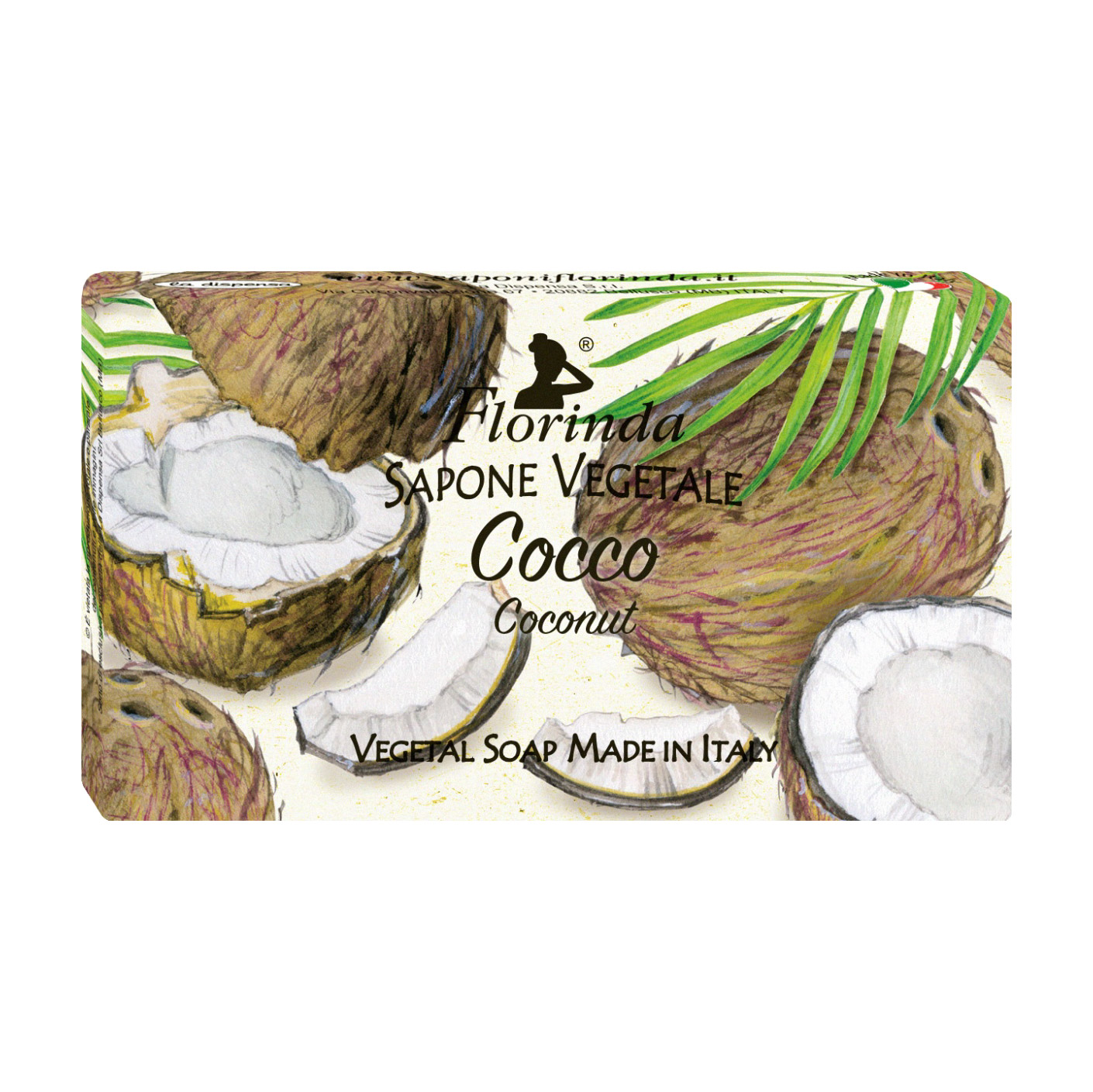 Мыло Florinda Аромат Тропиков Coconut 100 г florinda мыло ароматы тропиков mango манго 100
