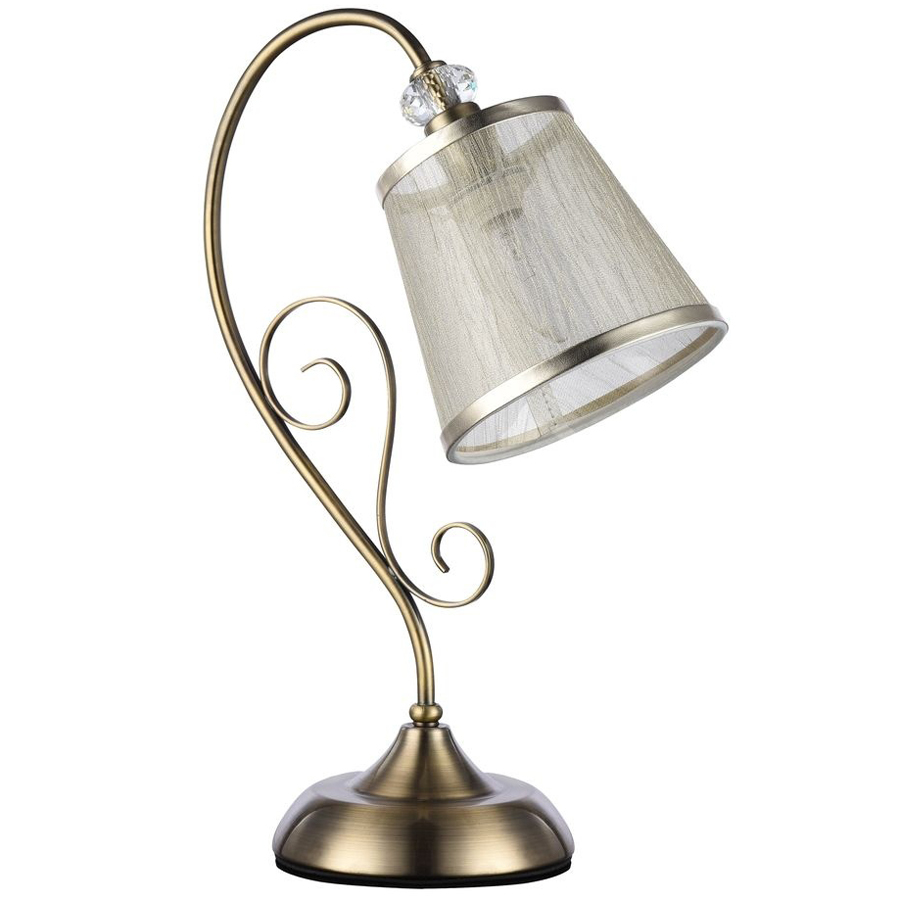 цена Настольная лампа Freya FR2405-TL-01-BZ Бронза Антик 1хE14х40W