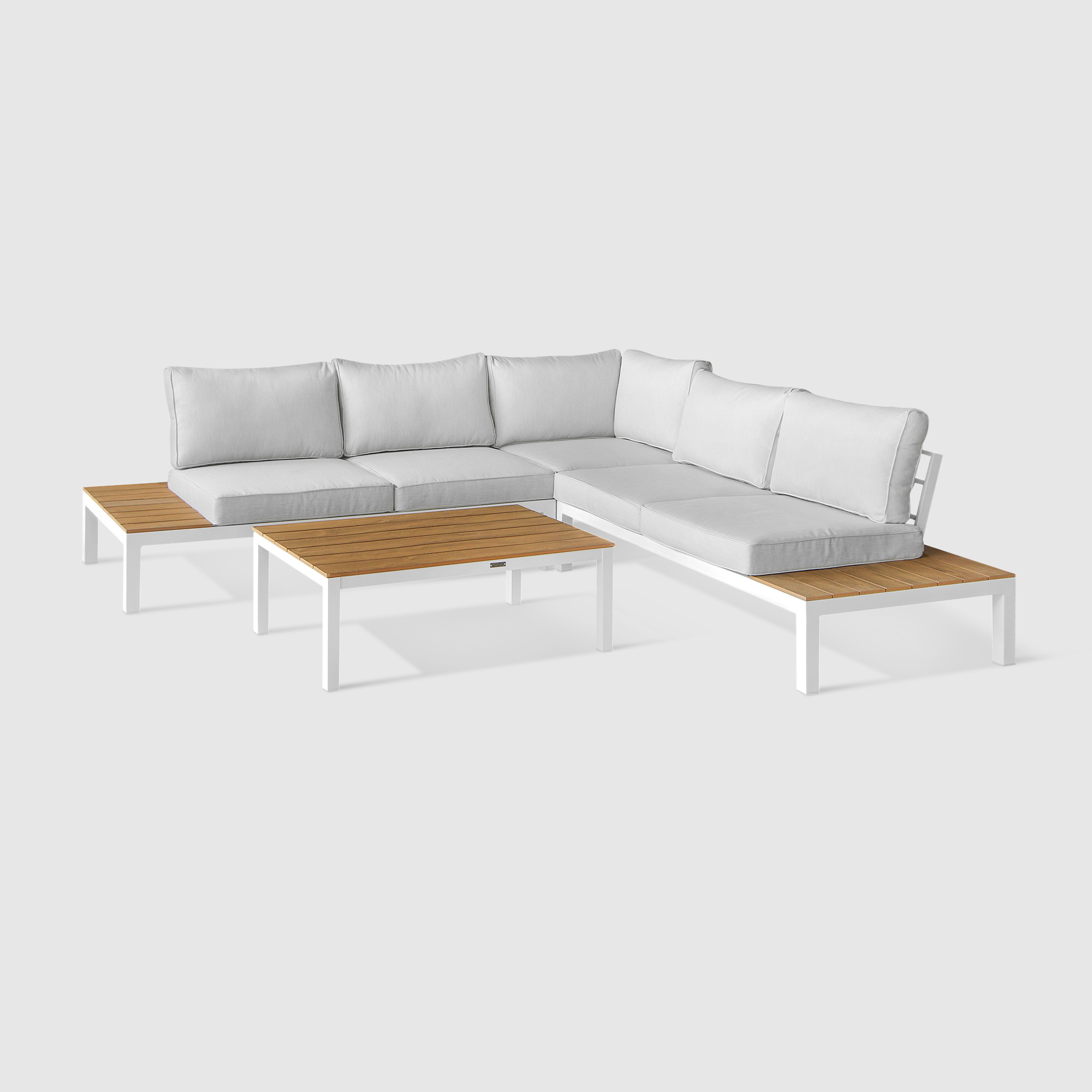 Комплект мебели Bizzotto Elias белый 4 предмета диван угловой bizzotto 0662861