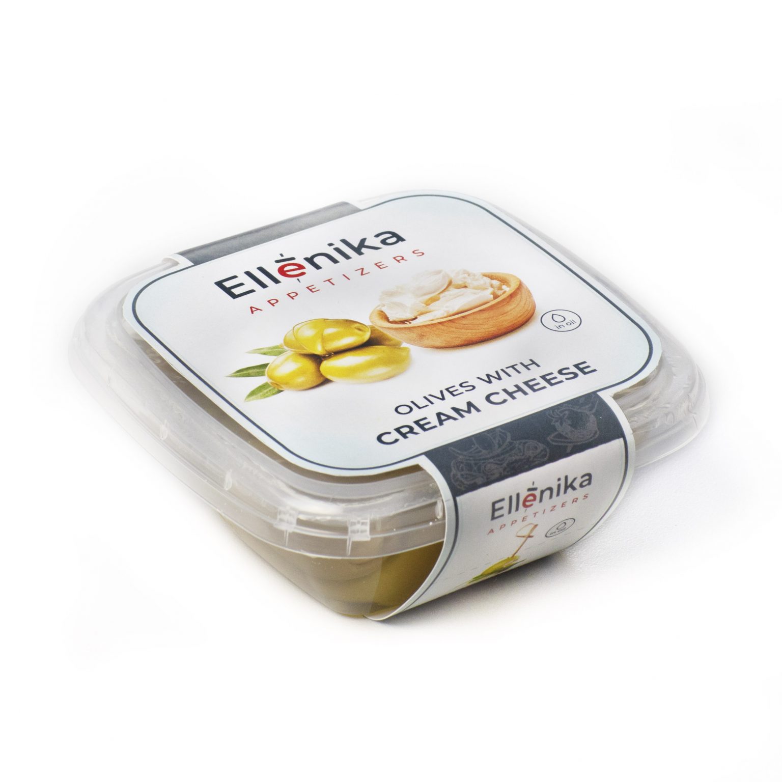 Оливки Ellenika фаршированные сливочным сыром в масле 130 г вяленые томаты ellenika фаршированные сливочным сыром 250 г