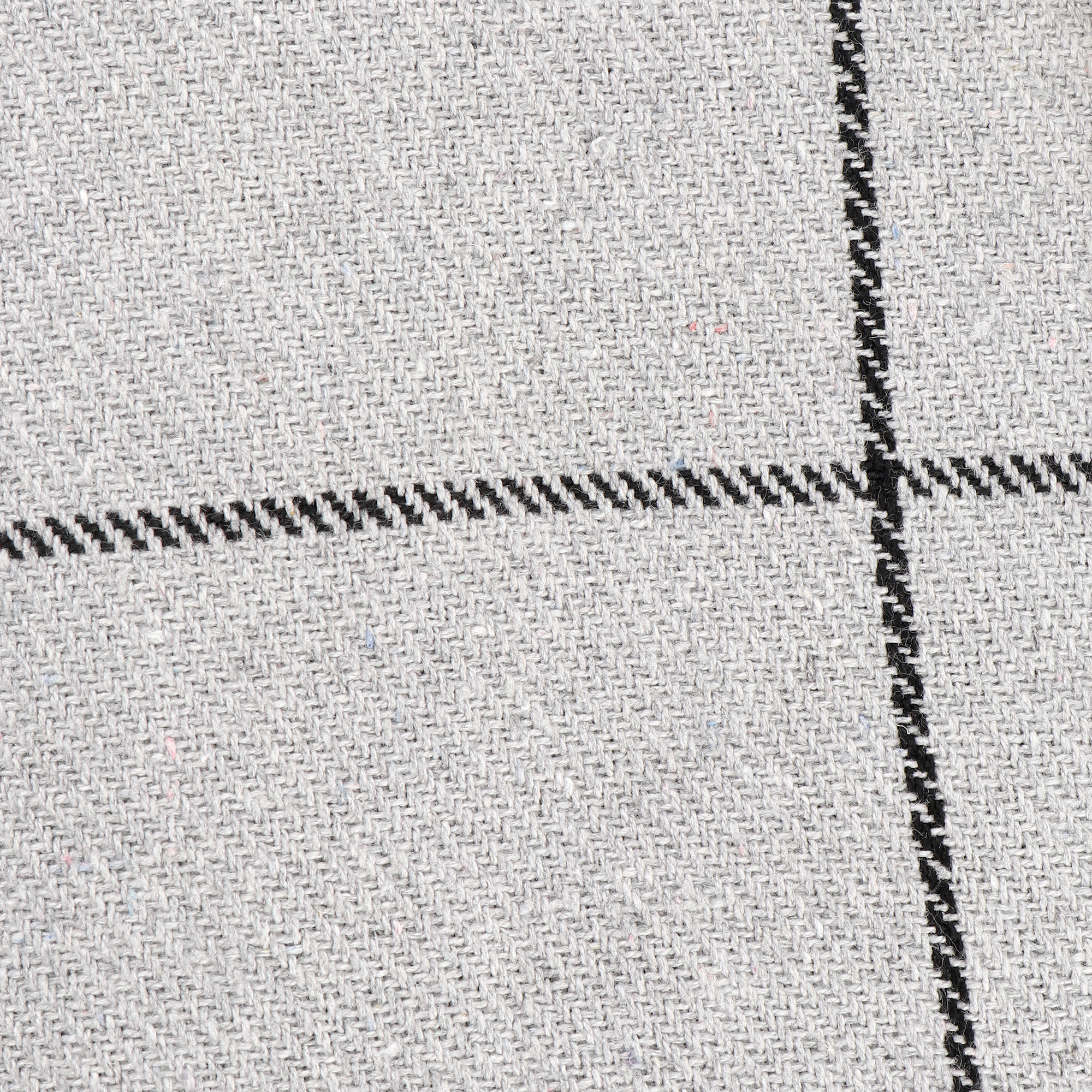 Плед Homelines textiles drill check 140x200cm grey, цвет серый - фото 3
