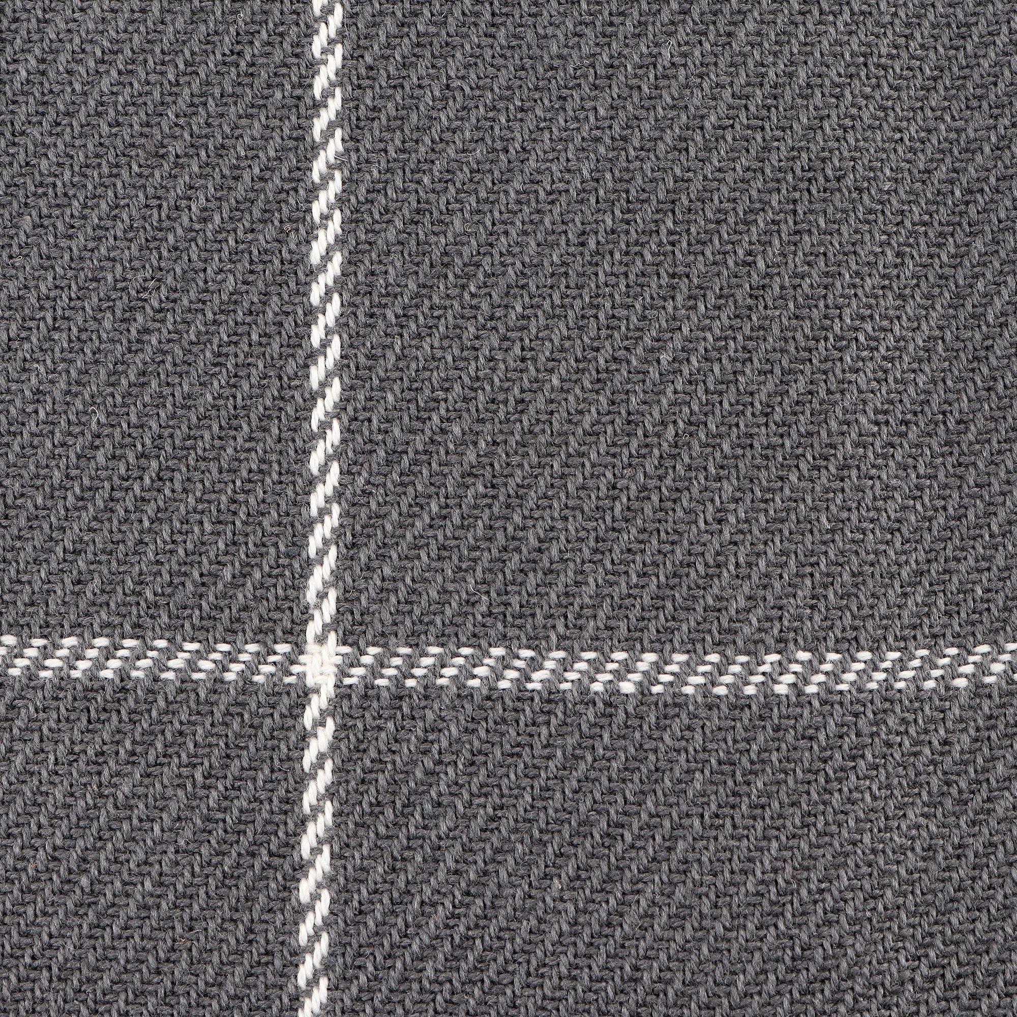 Плед Homelines textiles drill check 180x200cm dark grey, цвет темно-серый - фото 3