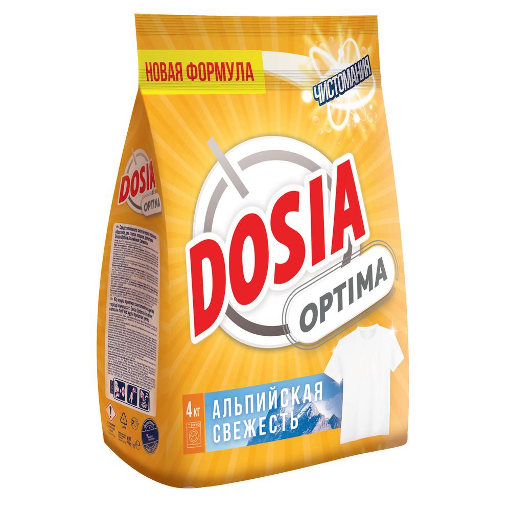 Стиральный порошок Dosia Optima Альпийская свежесть 4 кг порошок стиральный dosia optima color 4 кг