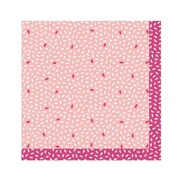 Салфетки Duni RICE PINK бумажные 3-х слойные 33х33 см кпб elin pink розовый р евро