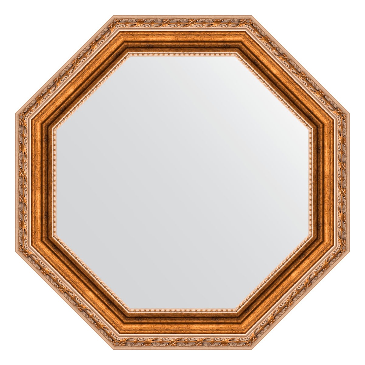 Зеркало в багетной раме Evoform версаль бронза 64 мм 52,2х52,2 см