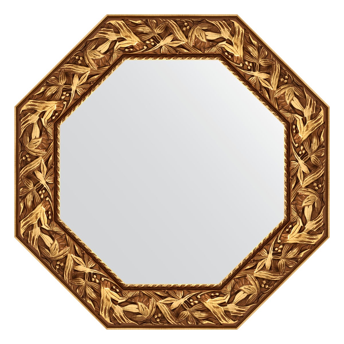 Зеркало в багетной раме Evoform византия золото 99 мм 68,8х68,8 см