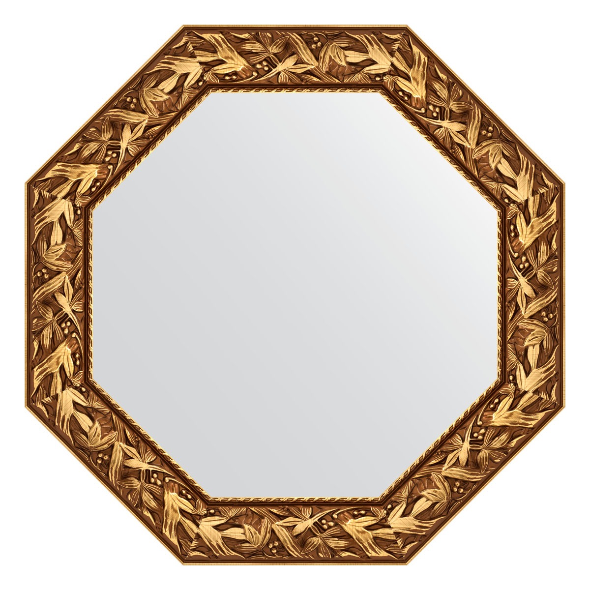 Зеркало в багетной раме Evoform византия золото 99 мм 78,8х78,8 см