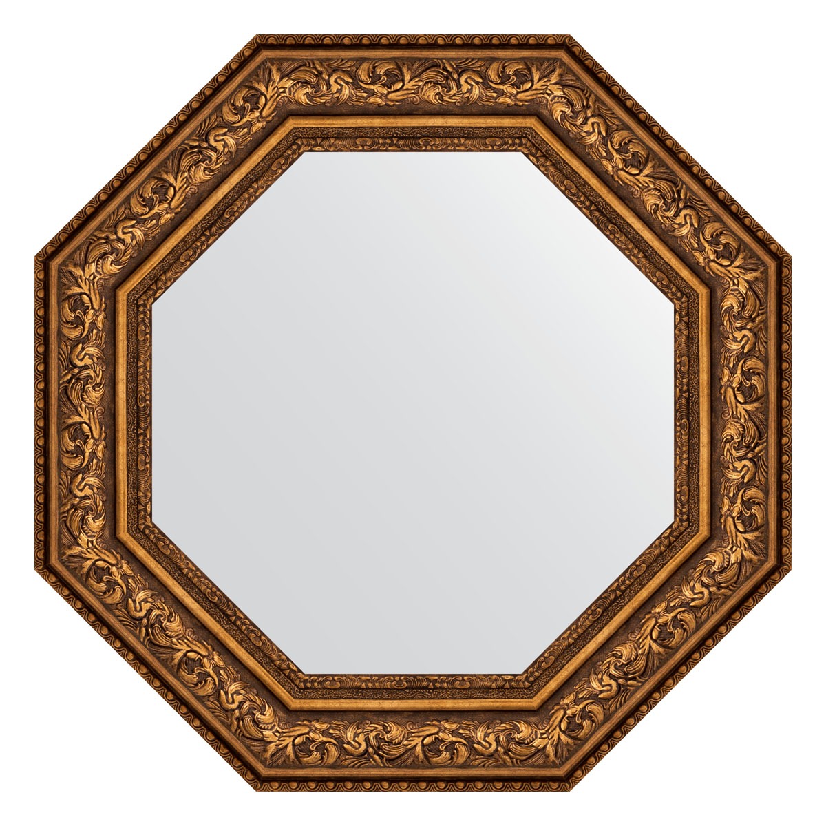 Зеркало в багетной раме Evoform виньетка состаренная бронза 109 мм 70,6х70,6 см зеркало с фацетом в багетной раме evoform состаренная бронза 66 мм 62х92 см