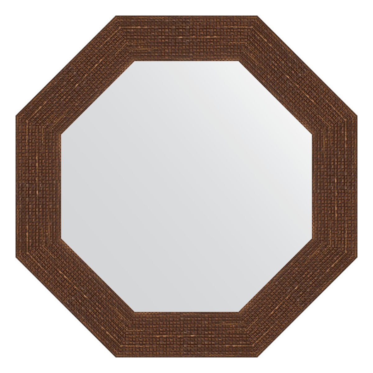 фото Зеркало в багетной раме evoform мозаика античная медь 70 мм 53,0х53,0 см