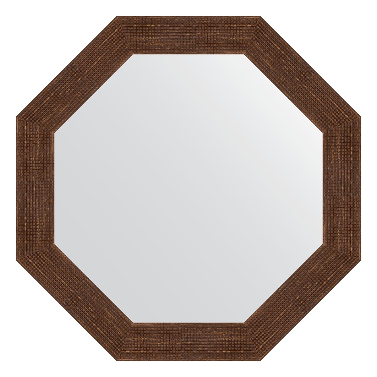 фото Зеркало в багетной раме evoform мозаика античная медь 70 мм 63,0х63,0 см