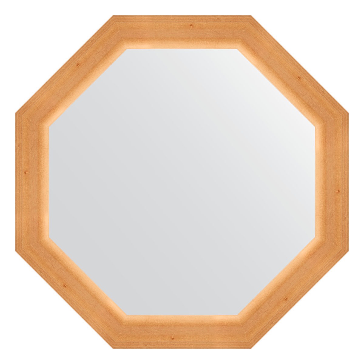 Зеркало в багетной раме Evoform сосна 62 мм 61,6х61,6 см