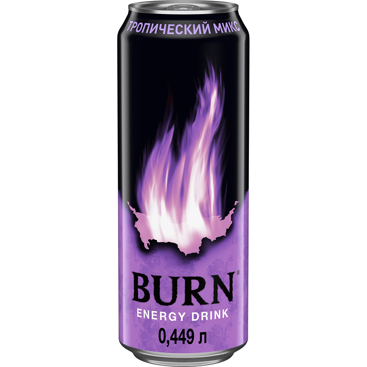 Напиток энергетический Burn Тропический микс 449 мл энергетический напиток адреналин раш 0 449 литра ж б 12 шт в уп