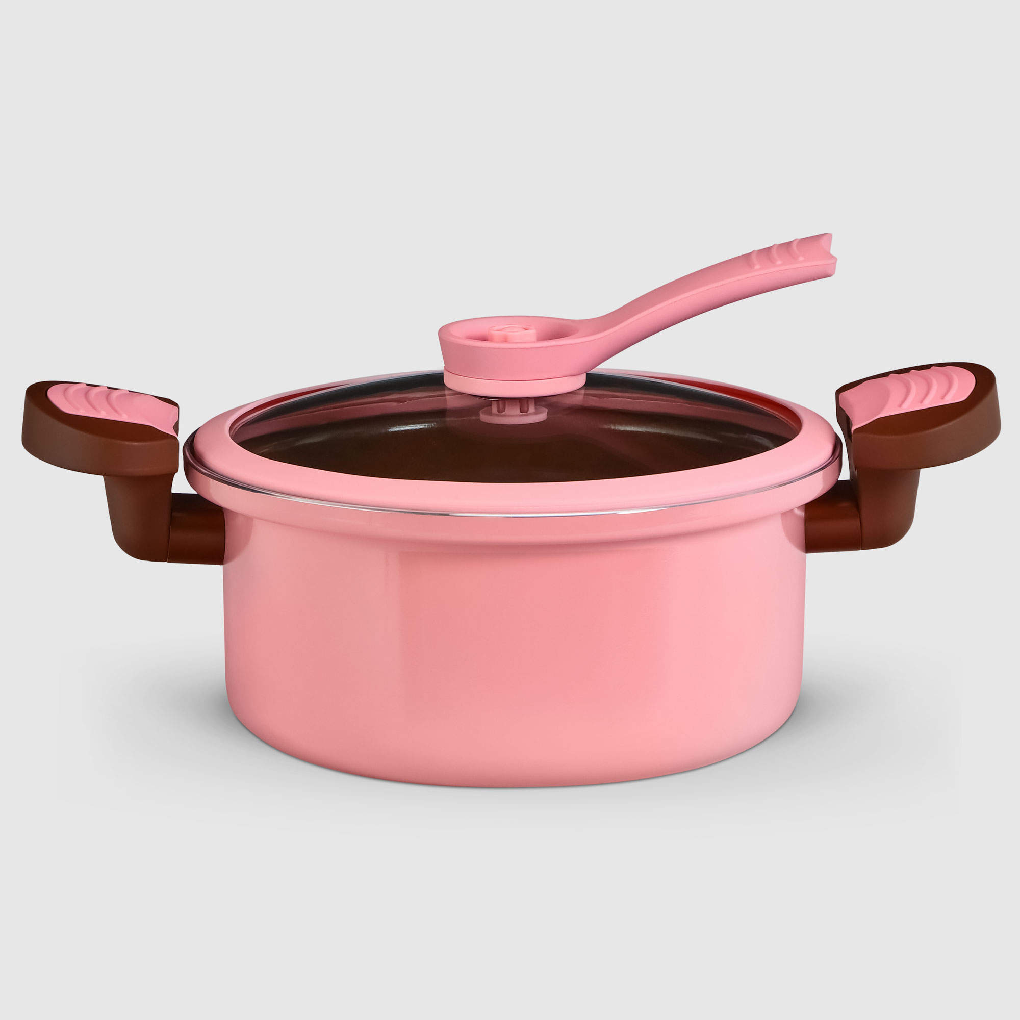 Скороварка низкого давления Kitchenstar 20 см, цвет розовый