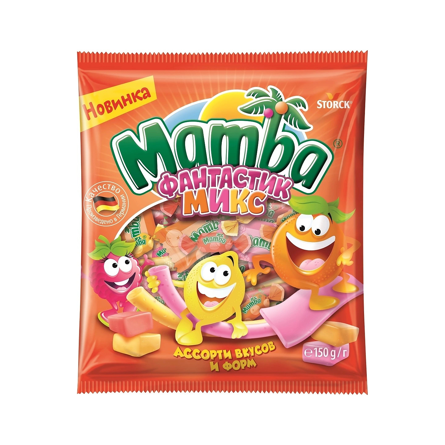 Конфеты Mamba Fantastic Mix 150 г мармелад живые конфеты грейпфрут 170 гр