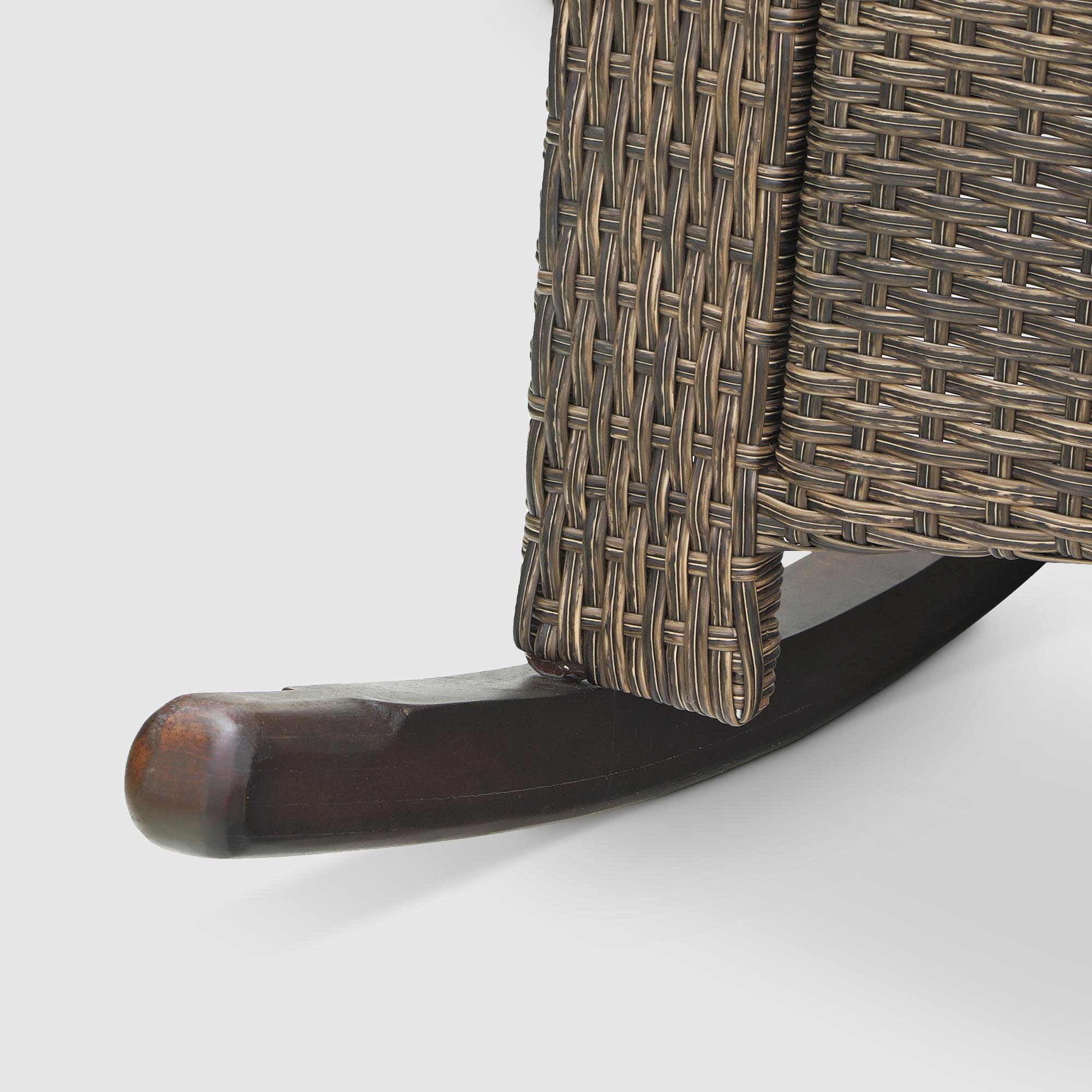 Кресло-качалка Mavi rattan 70х120х90, цвет коричневый - фото 5
