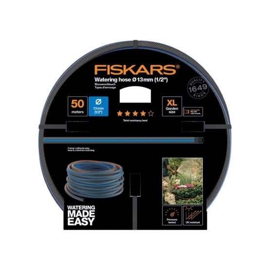 Шланг Fiskars д= 13 мм 1/2 50 м q4 шланг тэп d 20 мм l 25 м морозостойкий до –50 °c