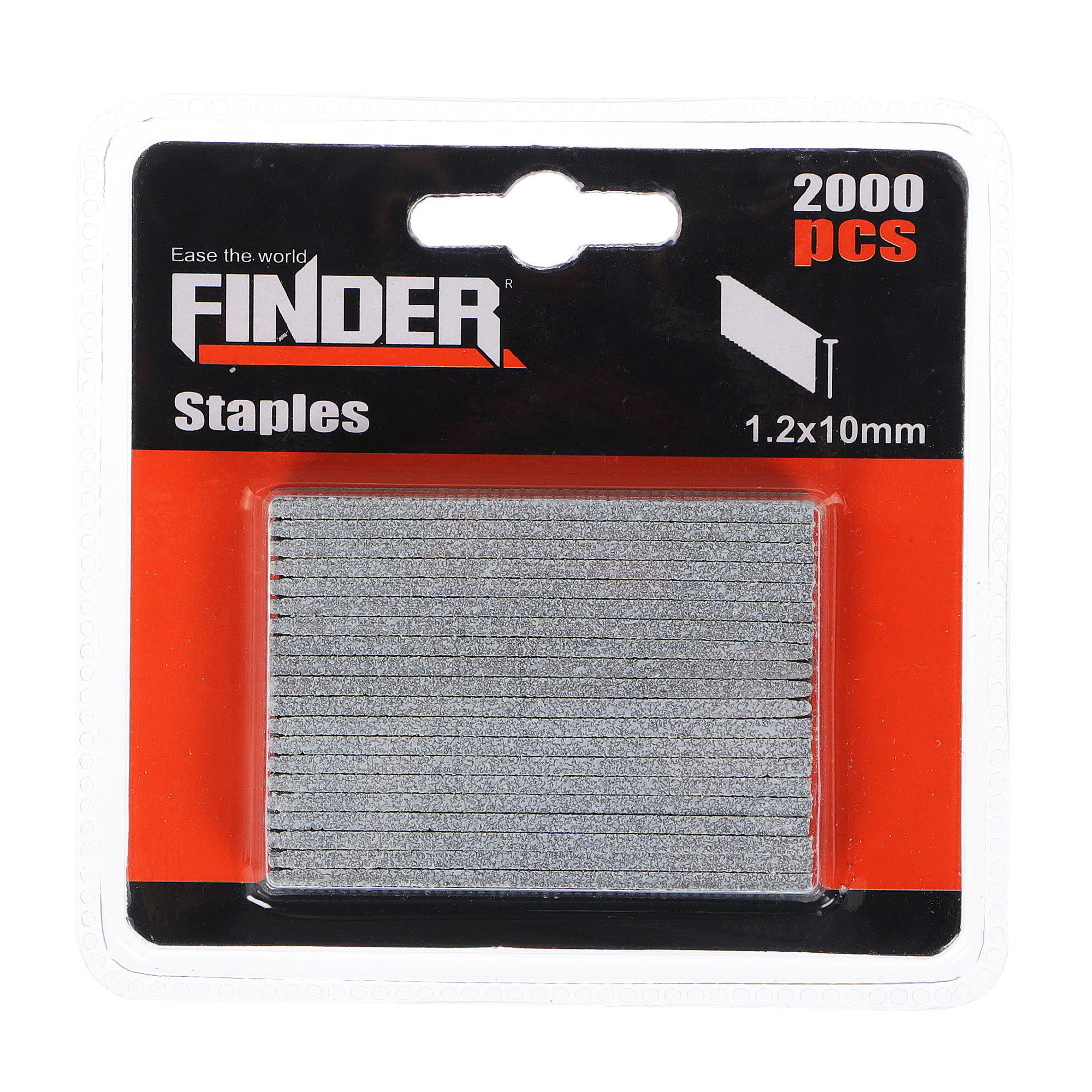 Скобы Finder 1,2х10Т 2000 шт скобы metabo для скобозабивателя 12 8х12 мм 3000 шт