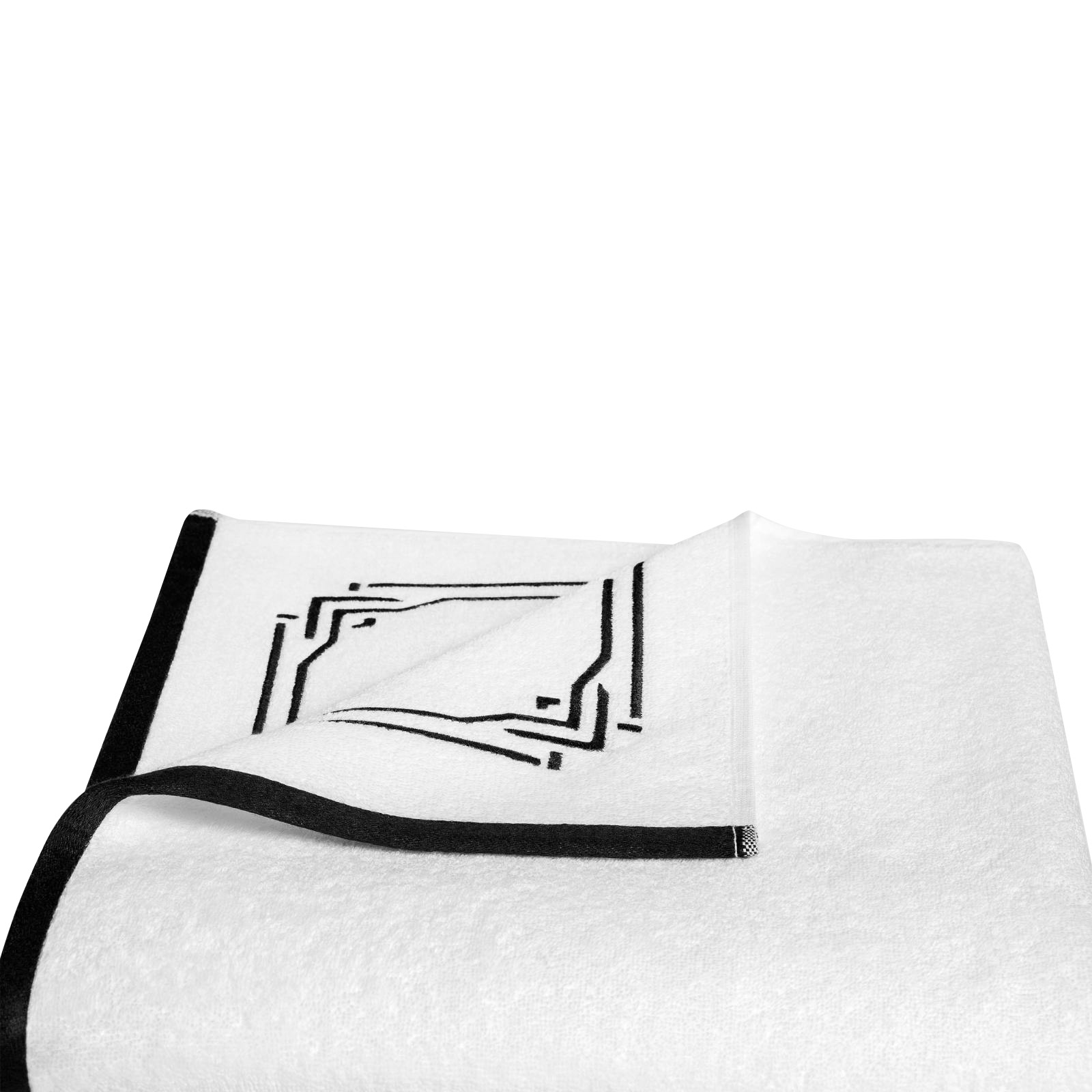 Полотенце Togas Джаспер белый/черный 50х100 - фото 3
