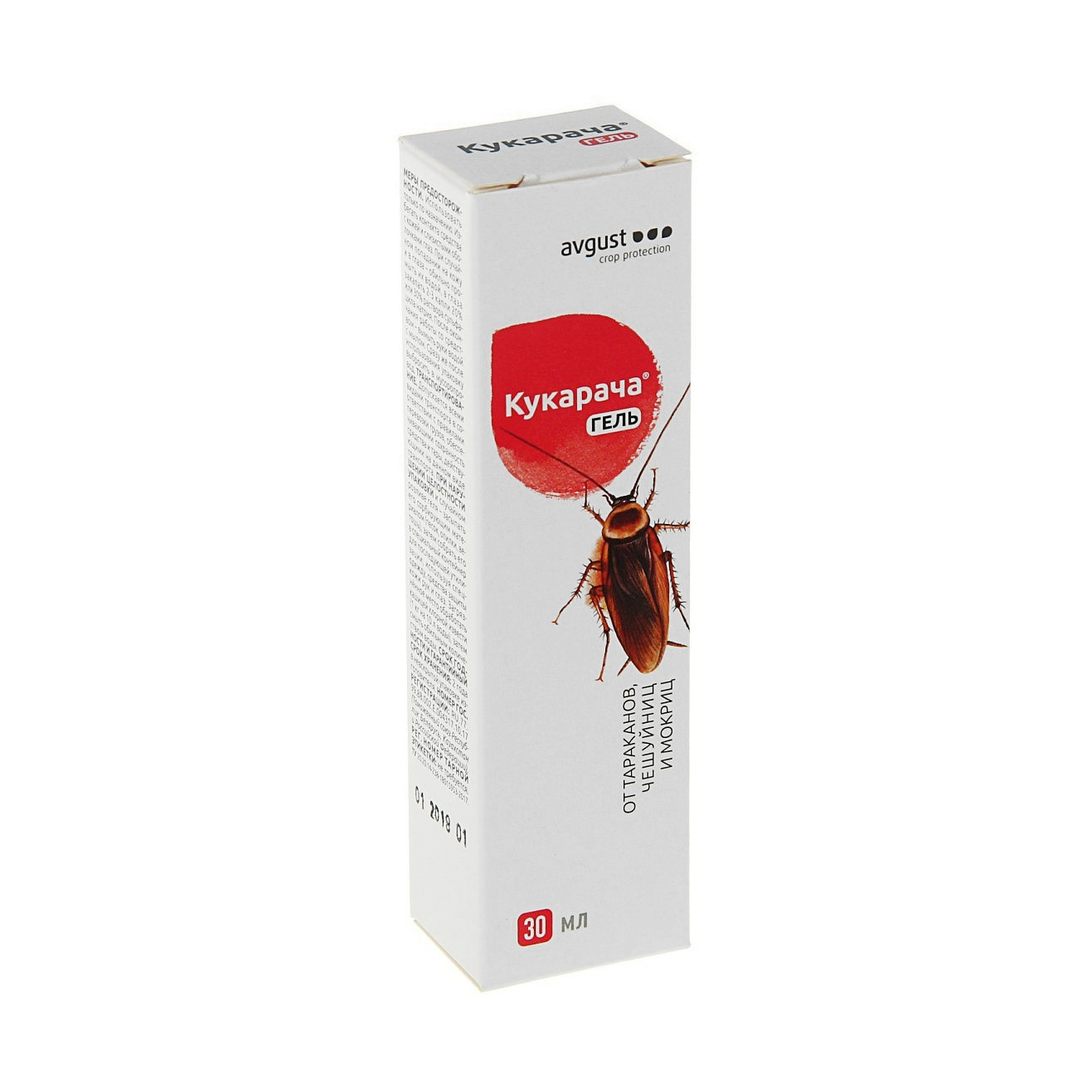 приманка от всех видов тараканов avgust кукарача 4 шт Инсектицид Avgust Кукарача 30 мл