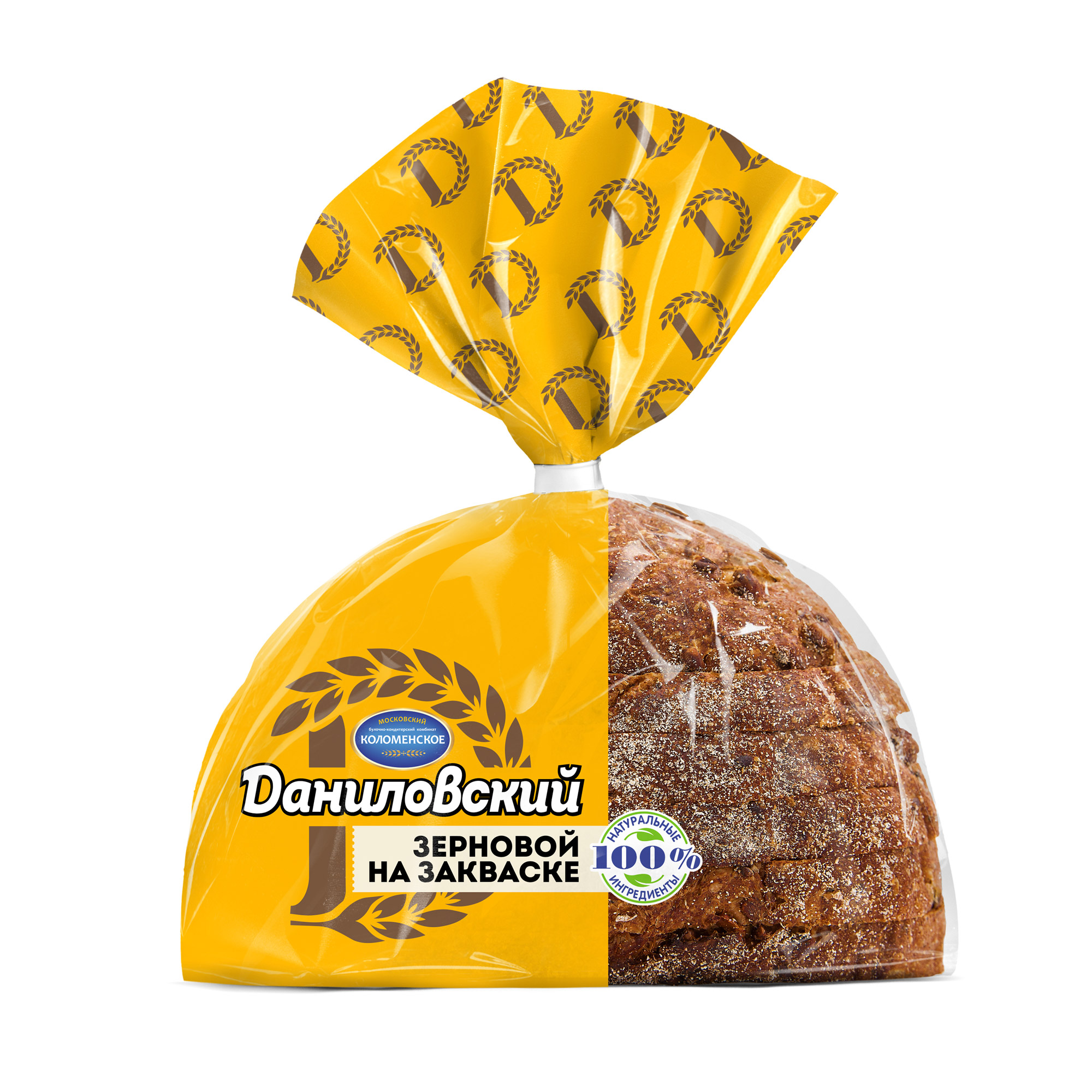 Хлеб Коломенский Даниловский зерновой на закваске 300 г - фото 1