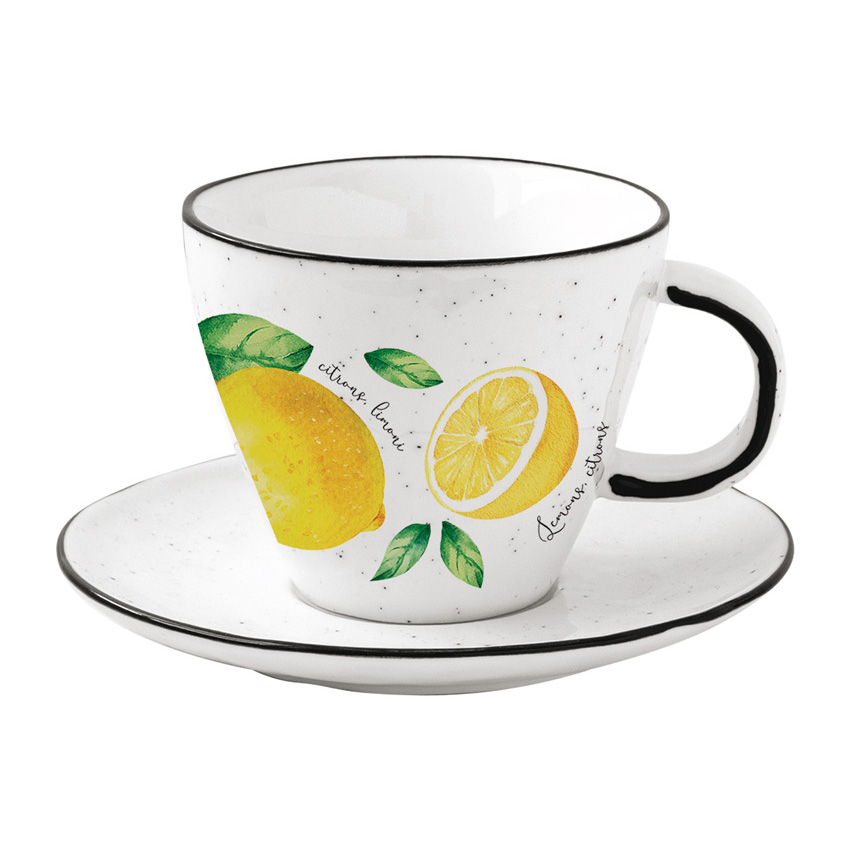Чайная пара Easy Life Amalfi 250 мл чайная пара easy life цветы и лимоны 370 мл