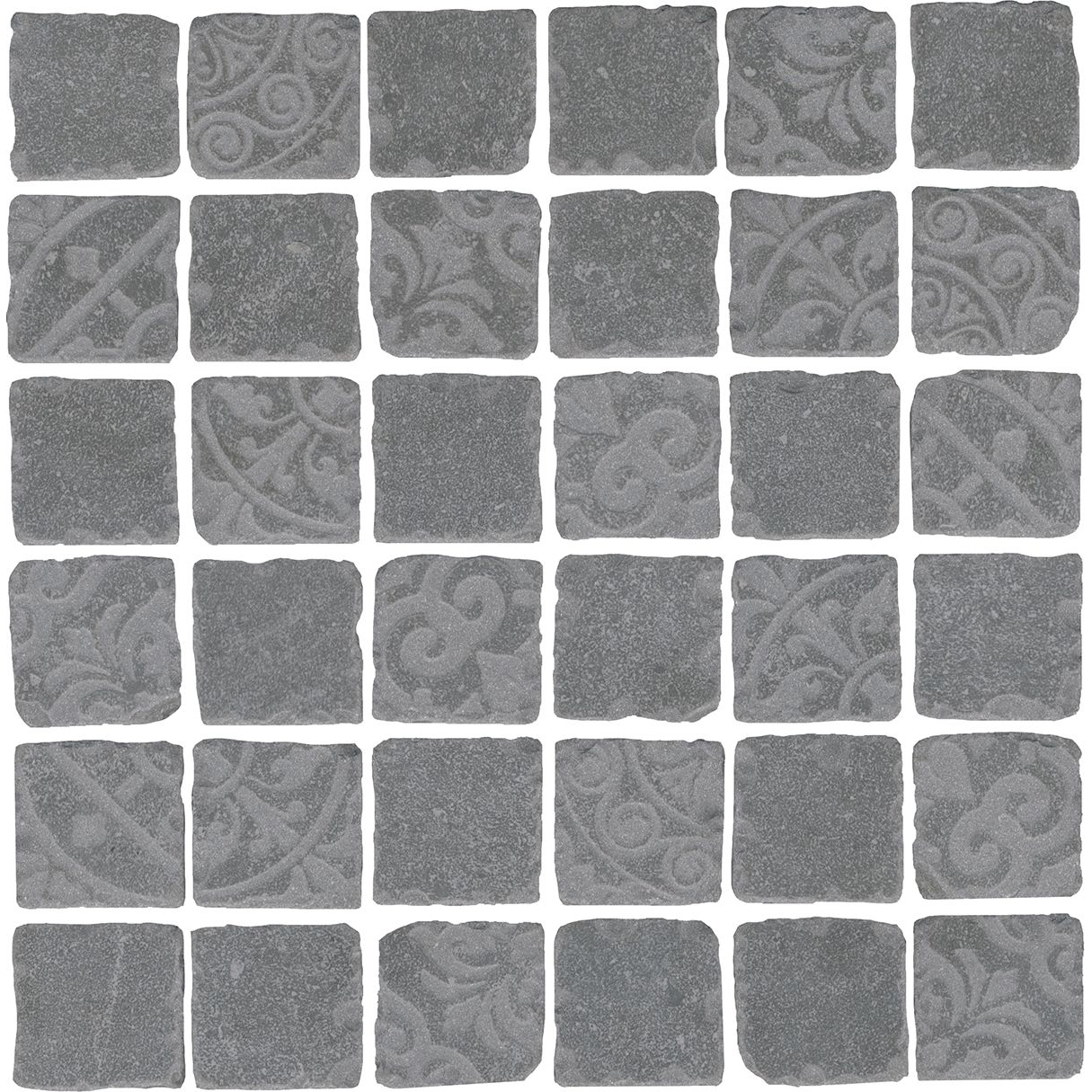Декор Kerama Marazzi Про Фьюче серый темный мозаичный 30x30 см SBM007/DD6405 керамический декор ceramika konskie