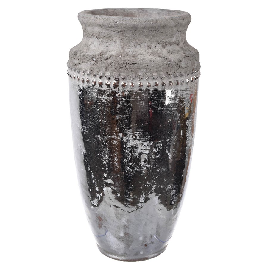 Ваза Glasar 14x14x28см ваза glasar фарфоровая с ами и рыбками 25х25х61 см