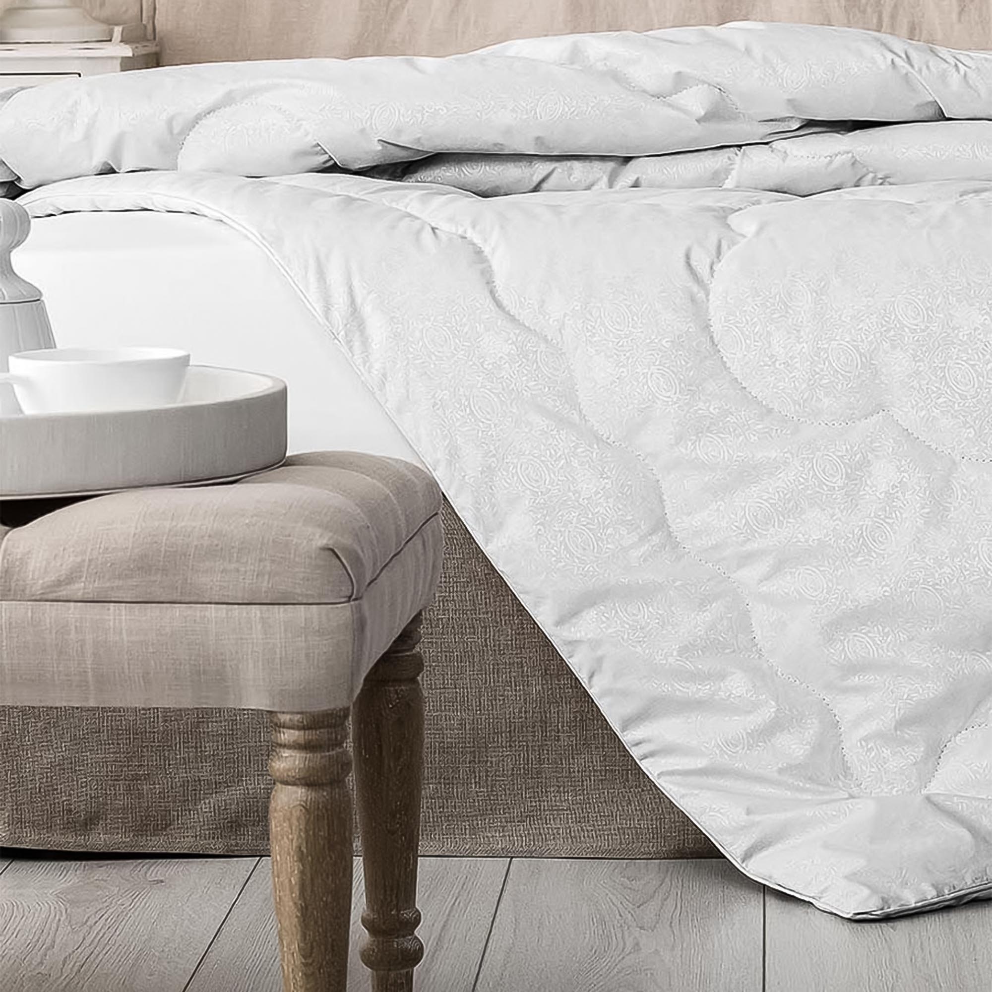 Одеяло Medsleep Landau белое 200х210 см, цвет белый - фото 4