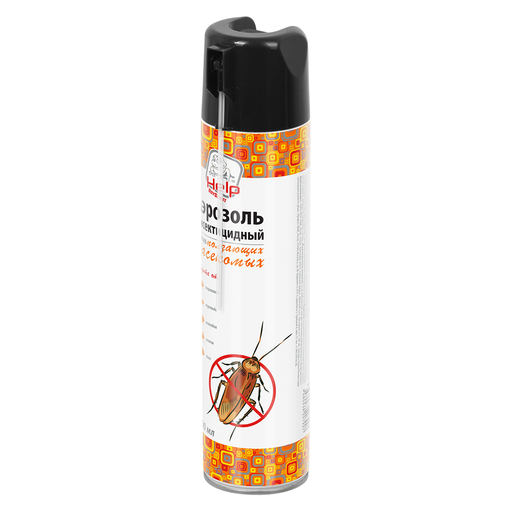 Аэрозоль Help от ползающих насекомых 600 мл аэрозоль от ползающих насекомых раптор с запахом мяты 350 мл
