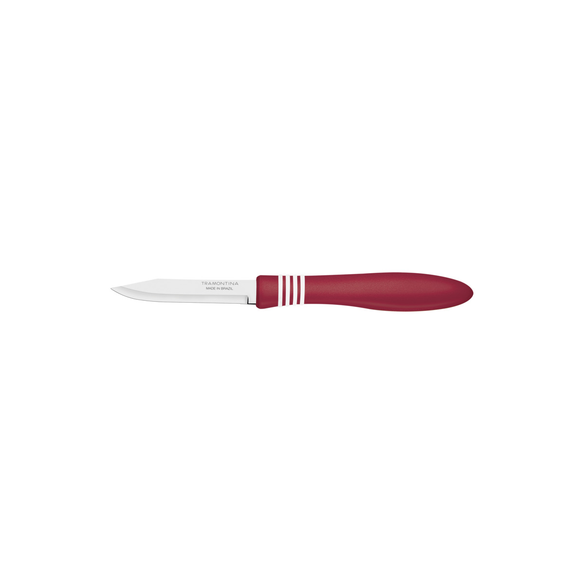 Нож для овощей Tramontina Cor&Cor 7,5 см красный