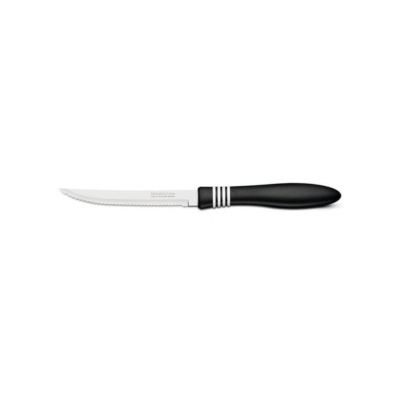 Набор ножей для мяса Tramontina из 2 предметов Cor&Cor 13 см черный лезвия крючки для ножей fit