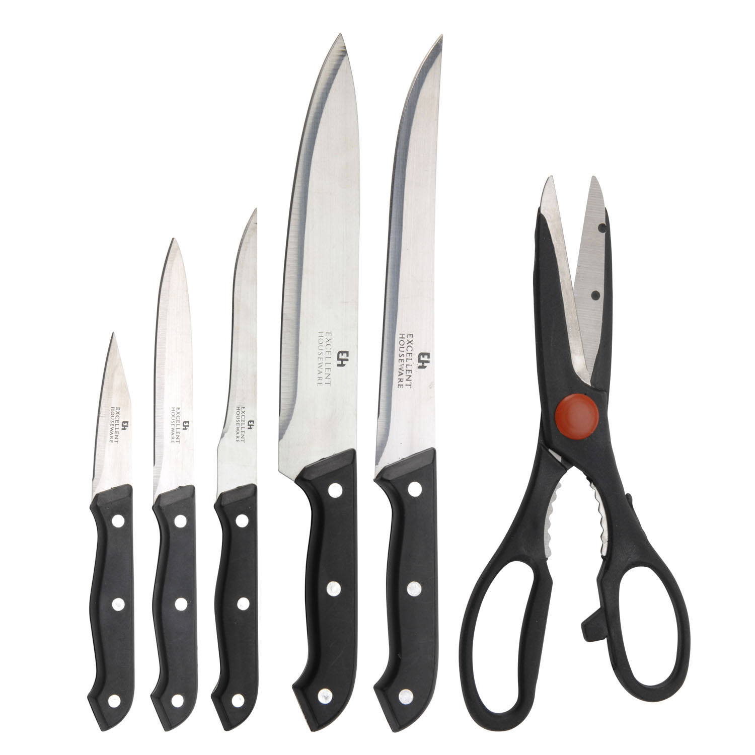 Набор ножей Koopman tableware 7 предметов, цвет стальной - фото 5
