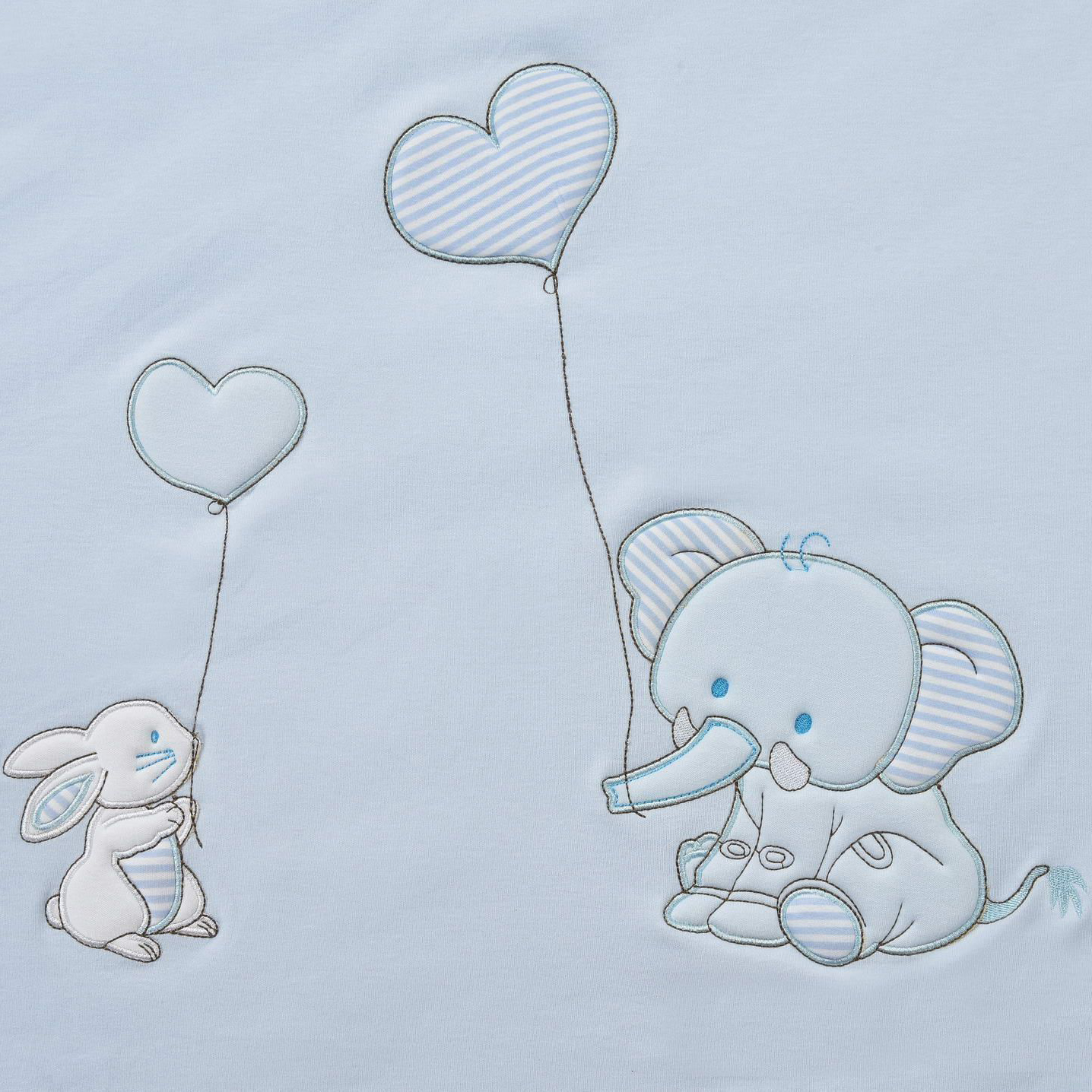 фото Одеяло детское sofi de marko слоник голубое 120х90 см