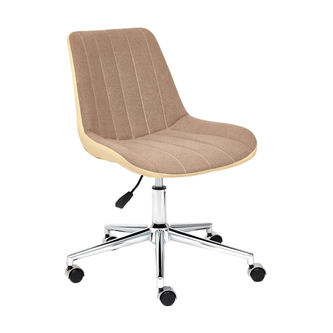 Кресло компьютерное TC коричневый/бежевый 97х52х40 см кресло артмебель торин экокожа бежевый