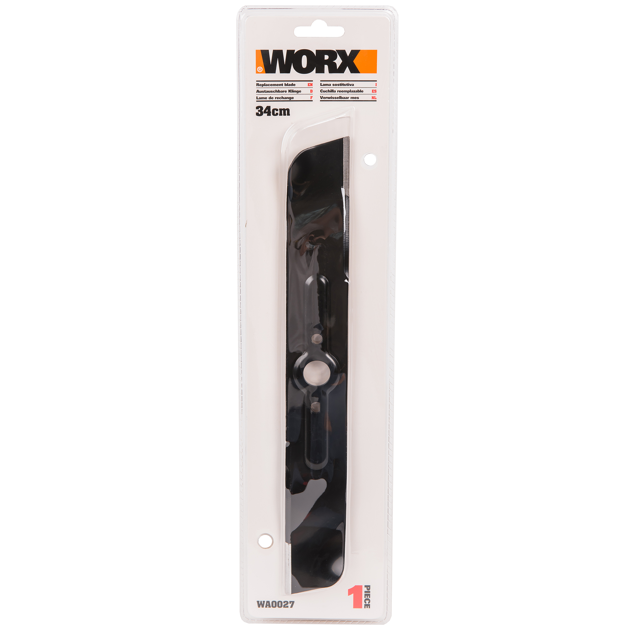 Нож для газонокосилки WORX WA0027 34 см ножи запасные для газонокосилки bosch indego