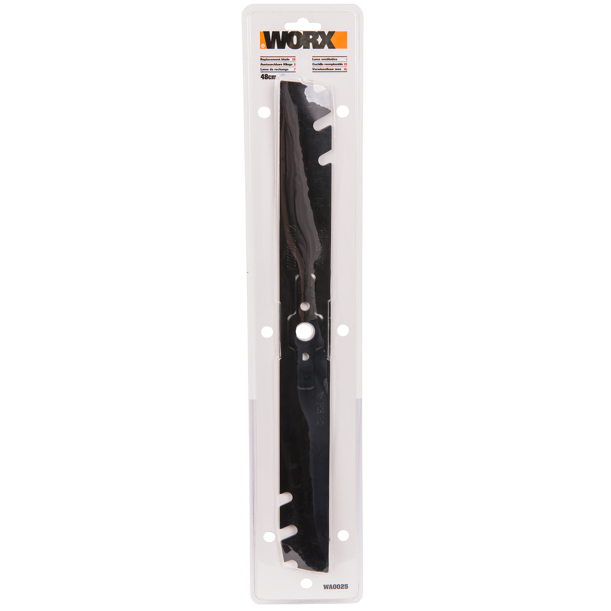 фото Нож для газонокосилки worx wa0025 48 см