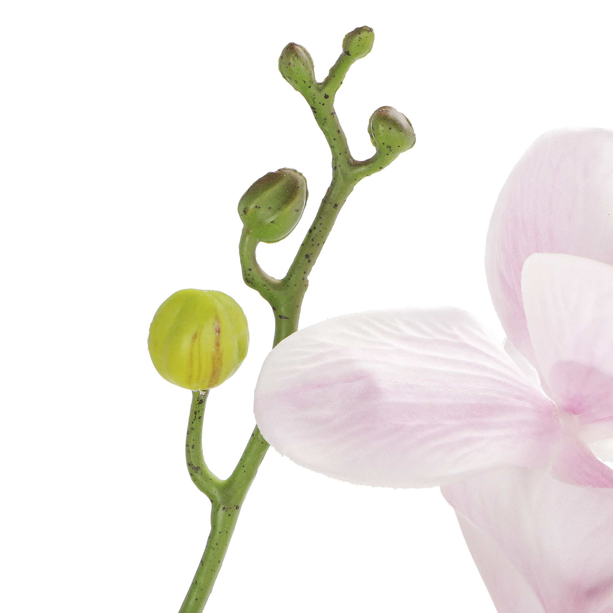 Цветок искусственный Dpi Орхидея бело-розовая 120 см - фото 3