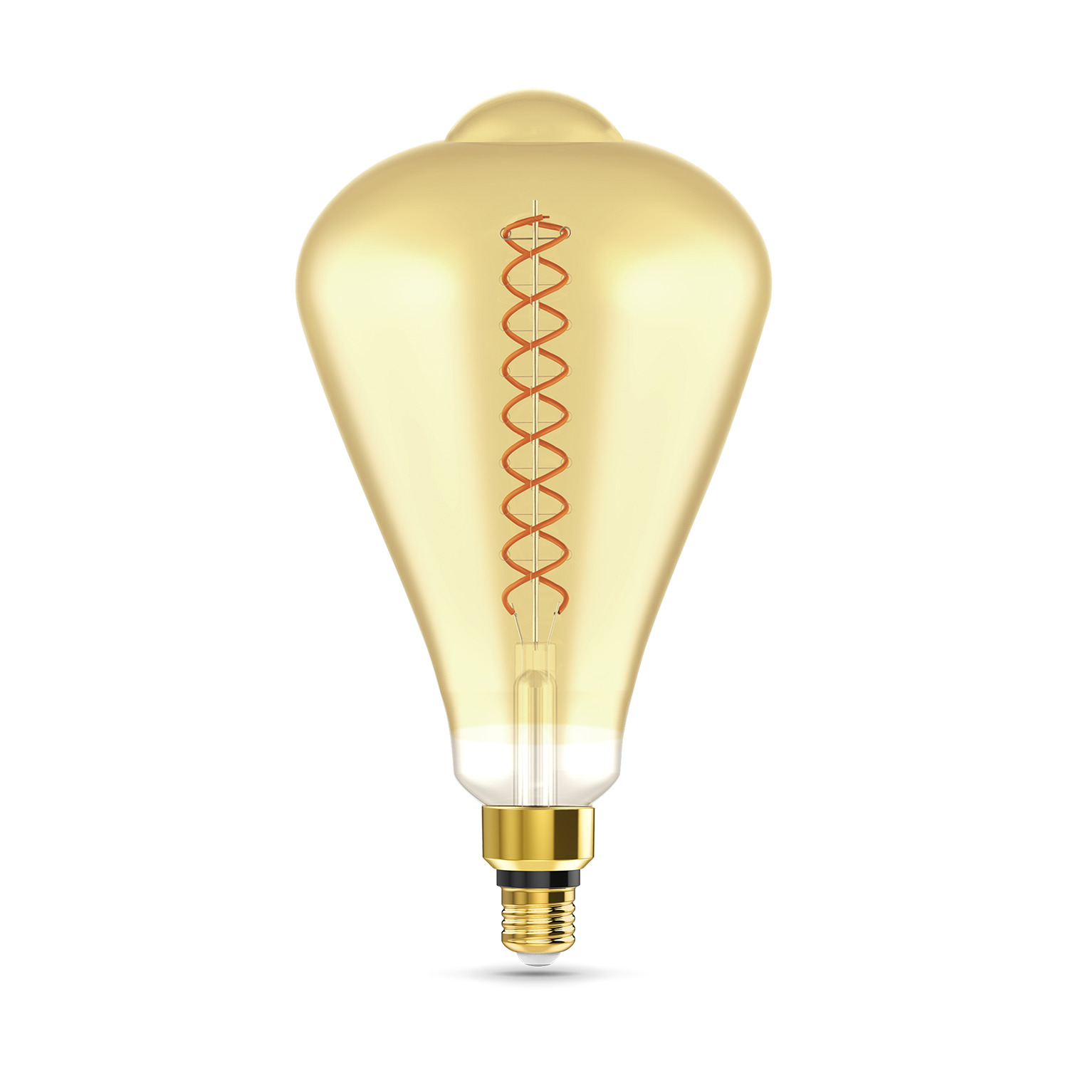 Лампа Gauss filament st64 e27 8.5w amber 2000k Вид№2