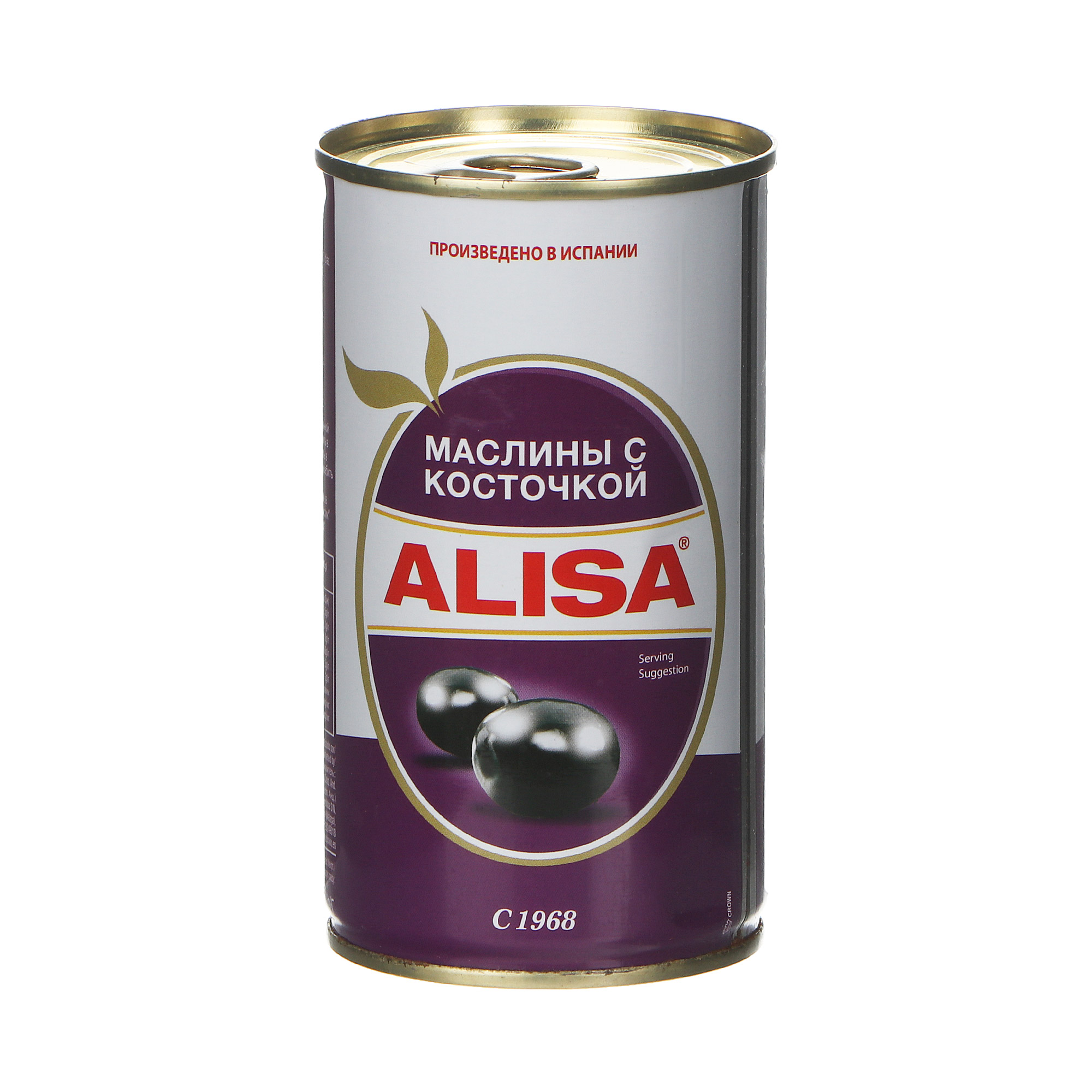 Маслины Alisa с косточкой 350 г маслины itlv с косточкой super 370 мл