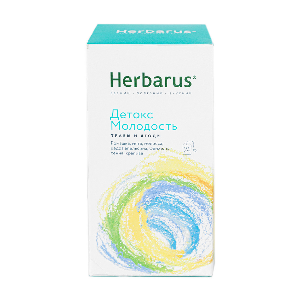 Чайный напиток Herbarus Детокс молодость 24 пакетика чайный напиток herbarus имбирная энергия 50 г