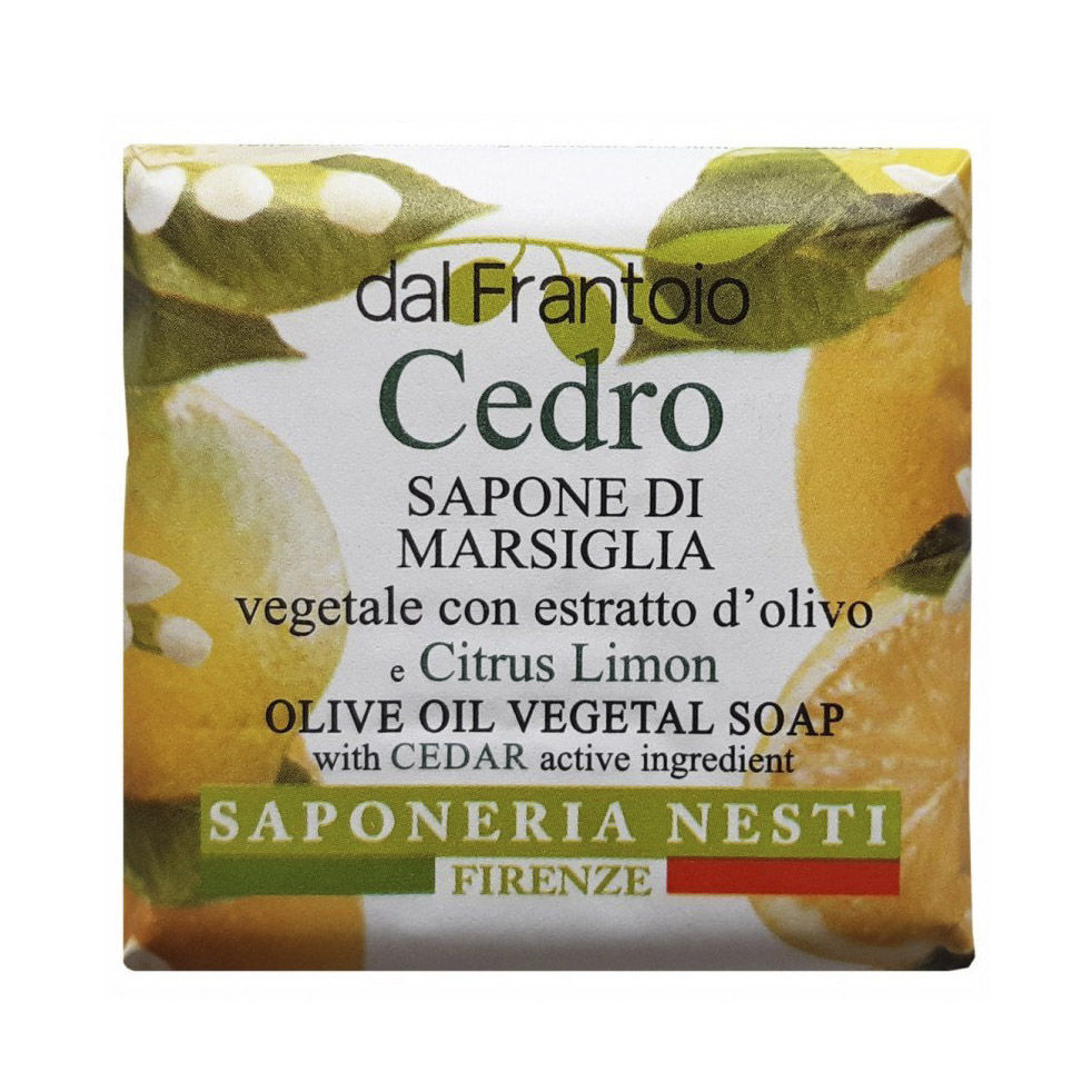 фото Мыло dal frantoio cerdo лимон и бергамот 100 г nesti dante