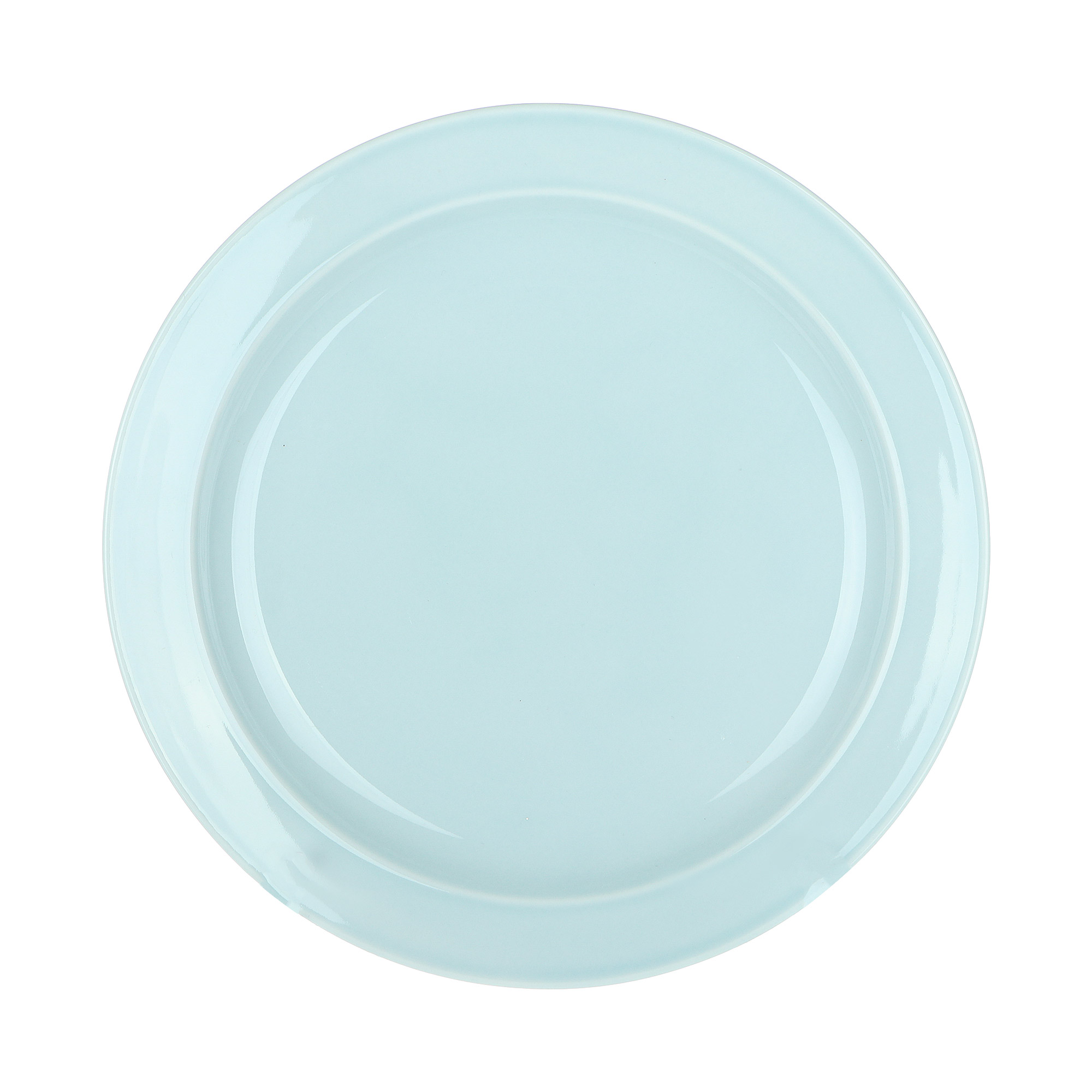 Тарелка мелкая Башкирский фарфор Принц 24 см, цвет светло-голубой - фото 1