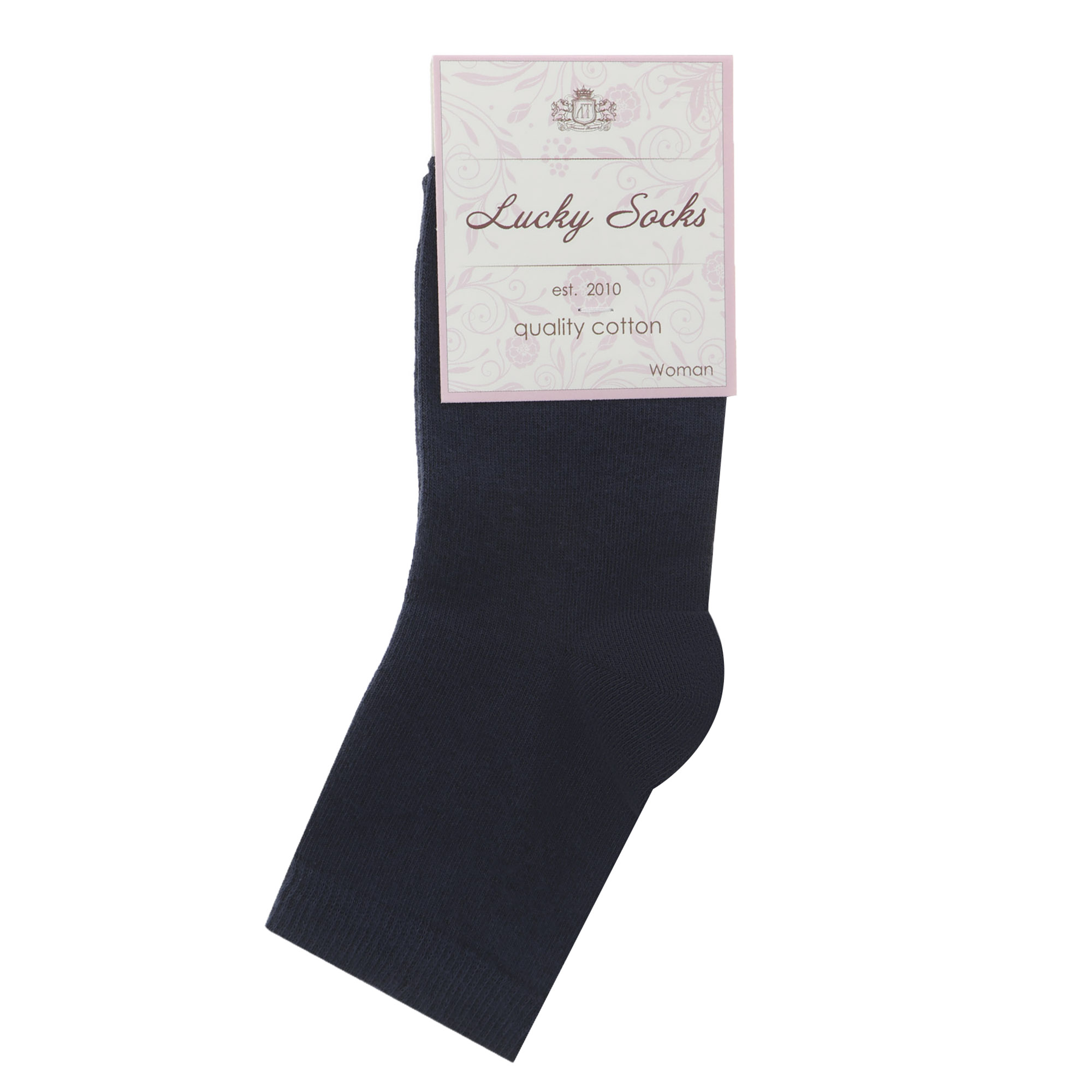 

Носки женские однотонные Lucky Socks синие 1 пара, Синий