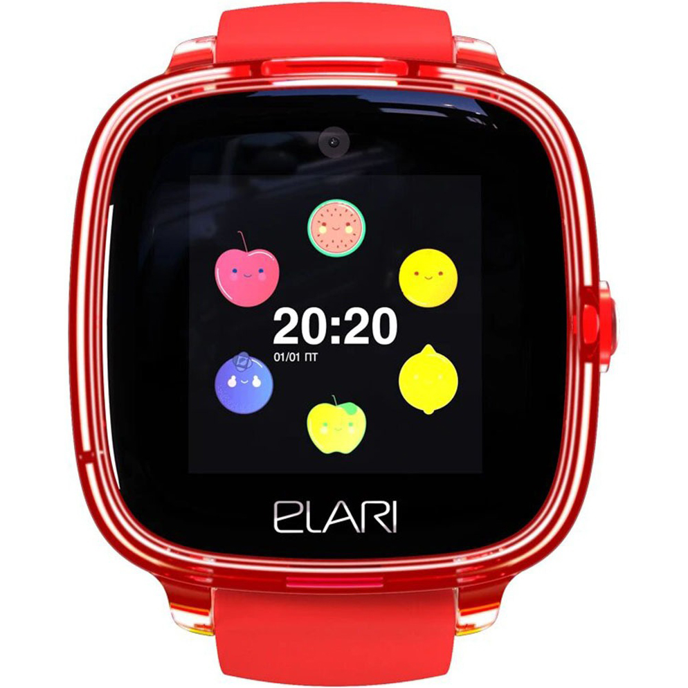 Детские умные часы Elari Kidphone Fresh Red цена и фото