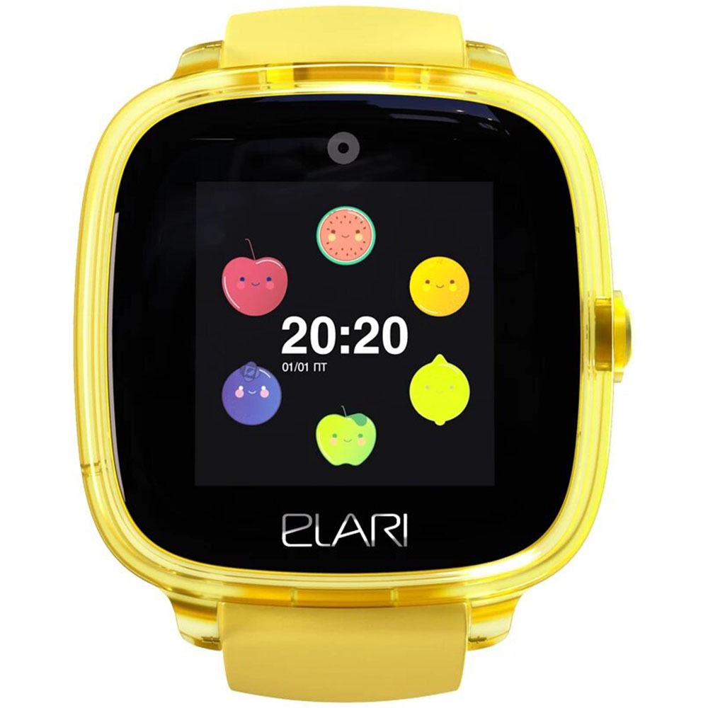 Детские умные часы Elari Kidphone Fresh Yellow смарт часы детские elari kidphone fresh red 1 3 крас kp f red