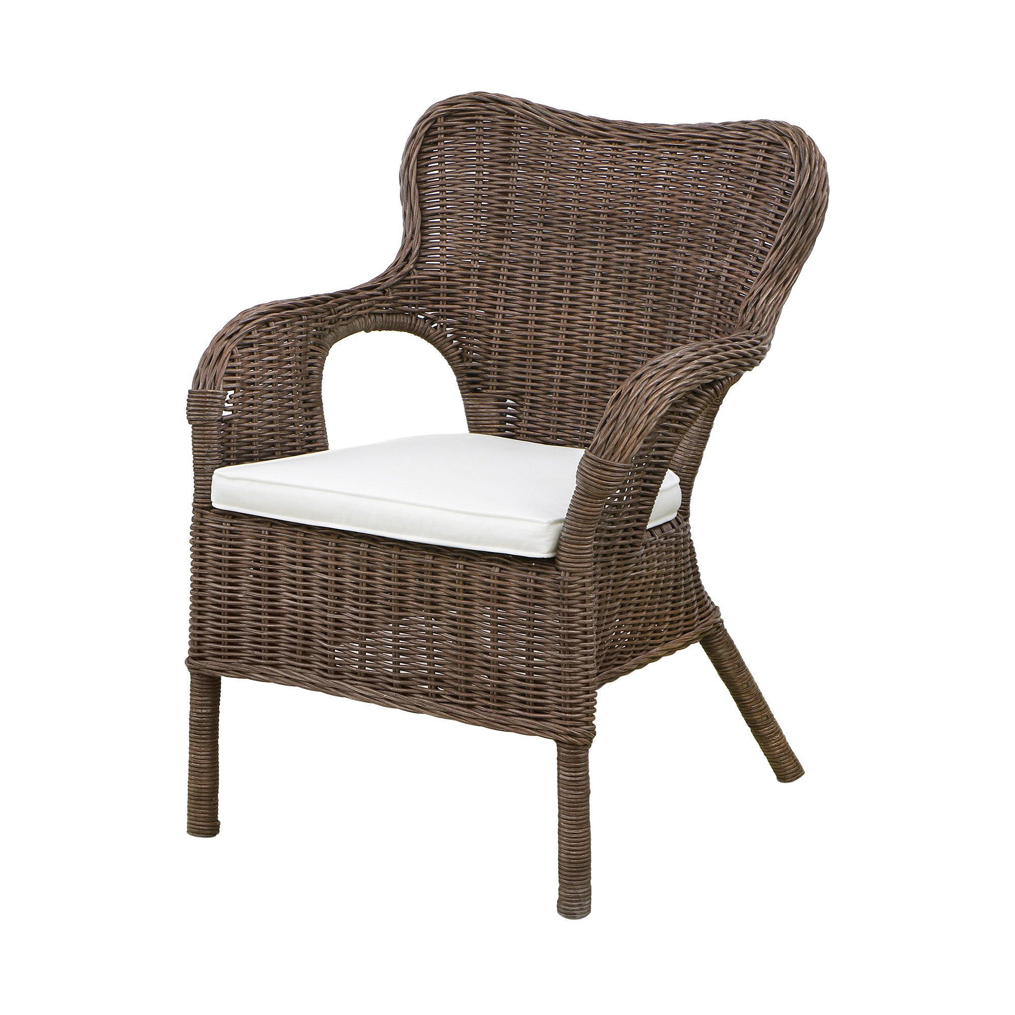 Кресло Rattan grand dubai с подушкой medium brown кресло качалка rattan grand medium brown