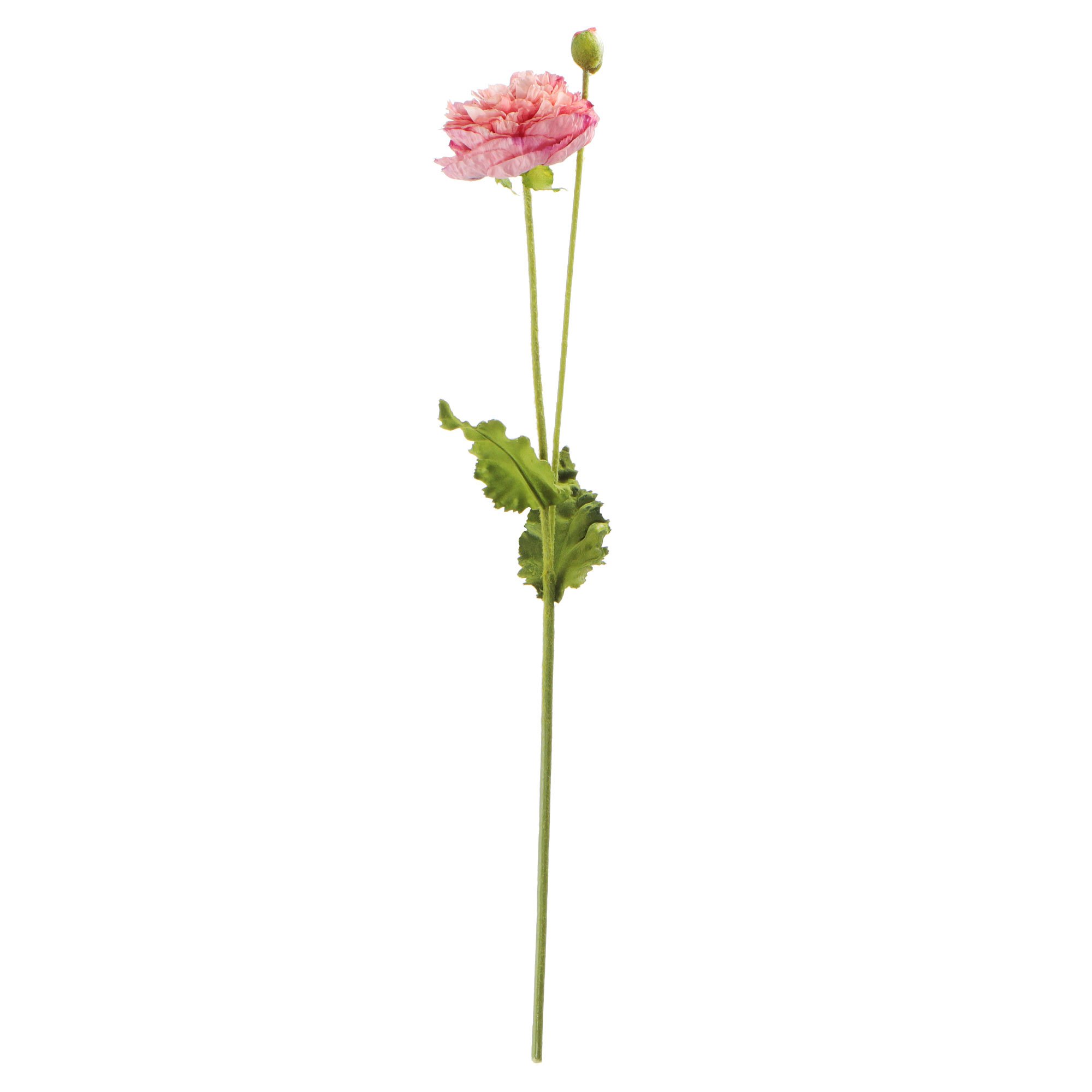 Цветок искусственный Most flowers Мак, розовый цветок и нераскрытый бутон цветок искусственный most flowers георгина тёмно розовая